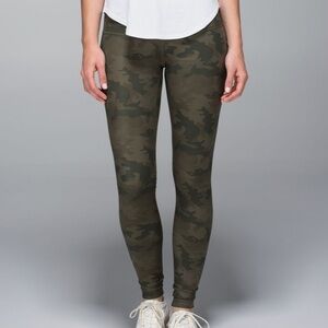 Lululemon Wunder Under Camo Leggings
